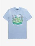 Froggy With Knife T-Shirt, LIGHT BLUE, hi-res