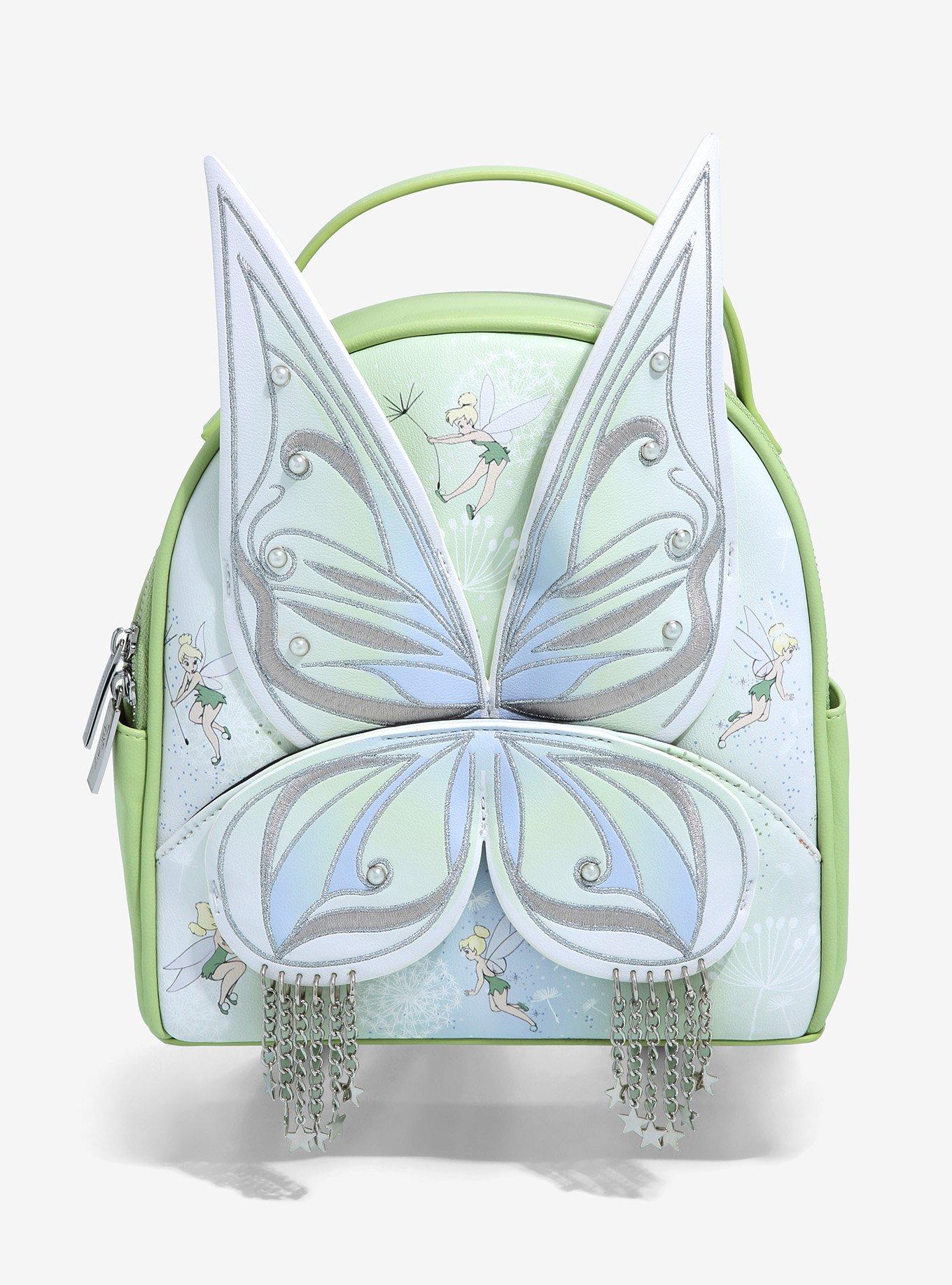 Danielle Nicole Disney Peter Pan Tinker Bell Wings Dangle Mini Backpack BoxLunch Exclusive