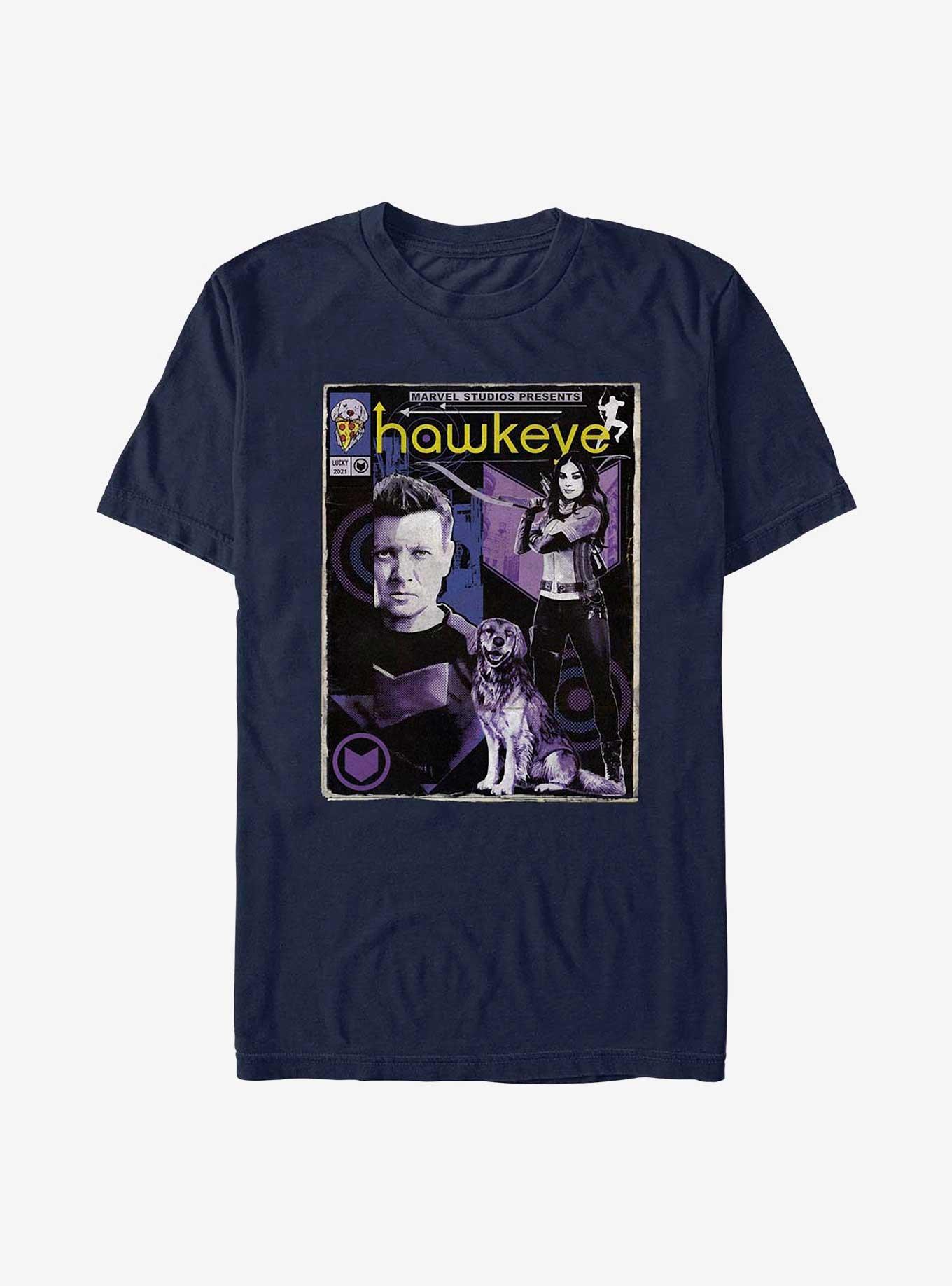 Marvel Hawkeye Marvel Studios Presents T-Shirt, NAVY, hi-res