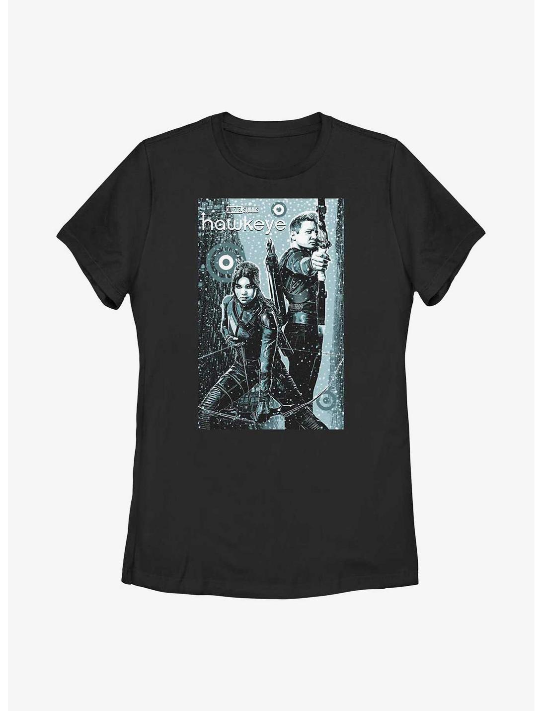 Marvel Hawkeye Snow Alley Womens T-Shirt, BLACK, hi-res