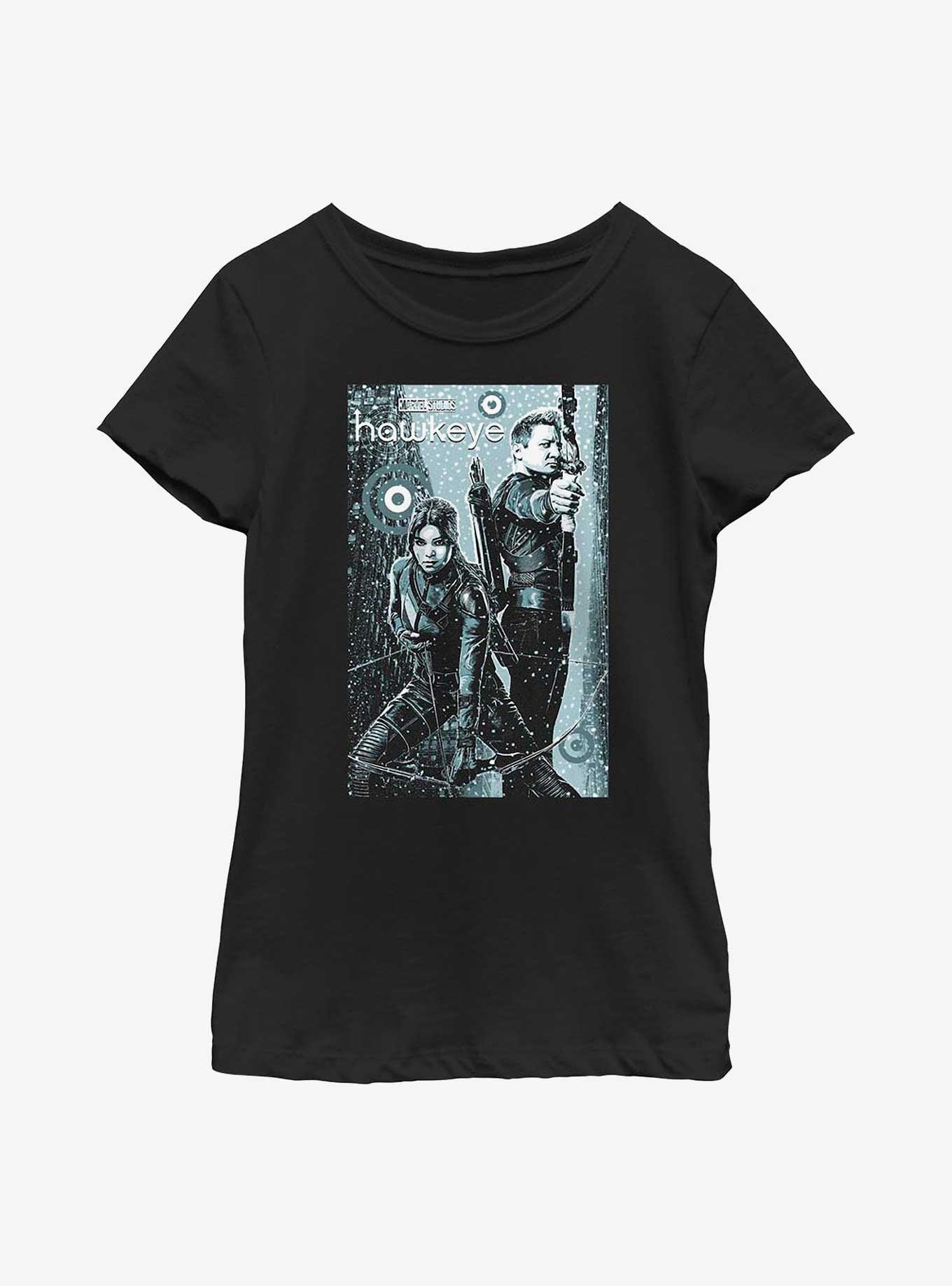 Marvel Hawkeye Snow Alley Youth Girls T-Shirt, , hi-res