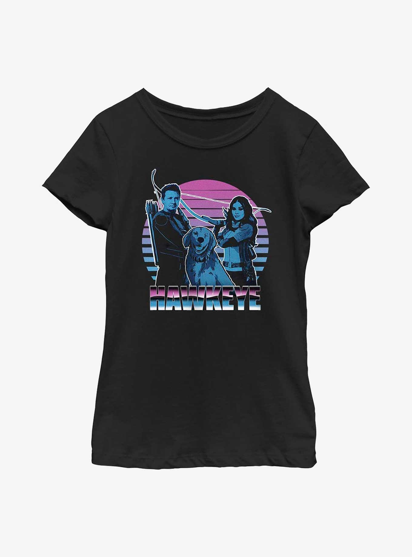 Marvel Hawkeye World's Greatest Archer Youth Girls T-Shirt, BLACK, hi-res