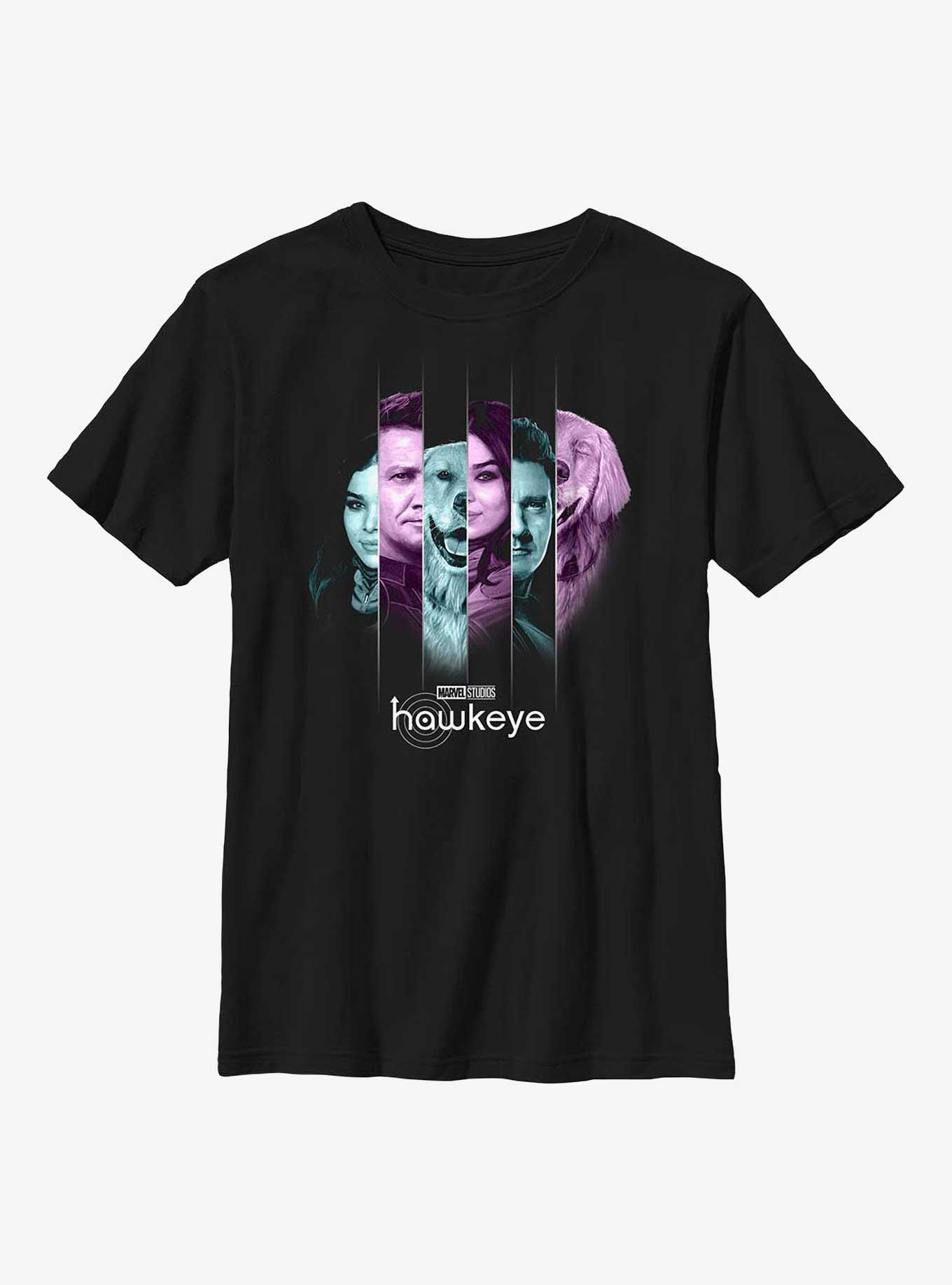 Marvel Hawkeye Hawkeye Line Panels Youth T-Shirt, , hi-res