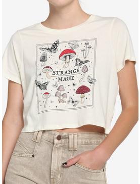 Mushroom Strange Magic Girls Crop T-Shirt, , hi-res