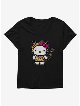 Hello Kitty Jungle Paradise Cheetah Kitty Womens T-Shirt Plus Size, , hi-res