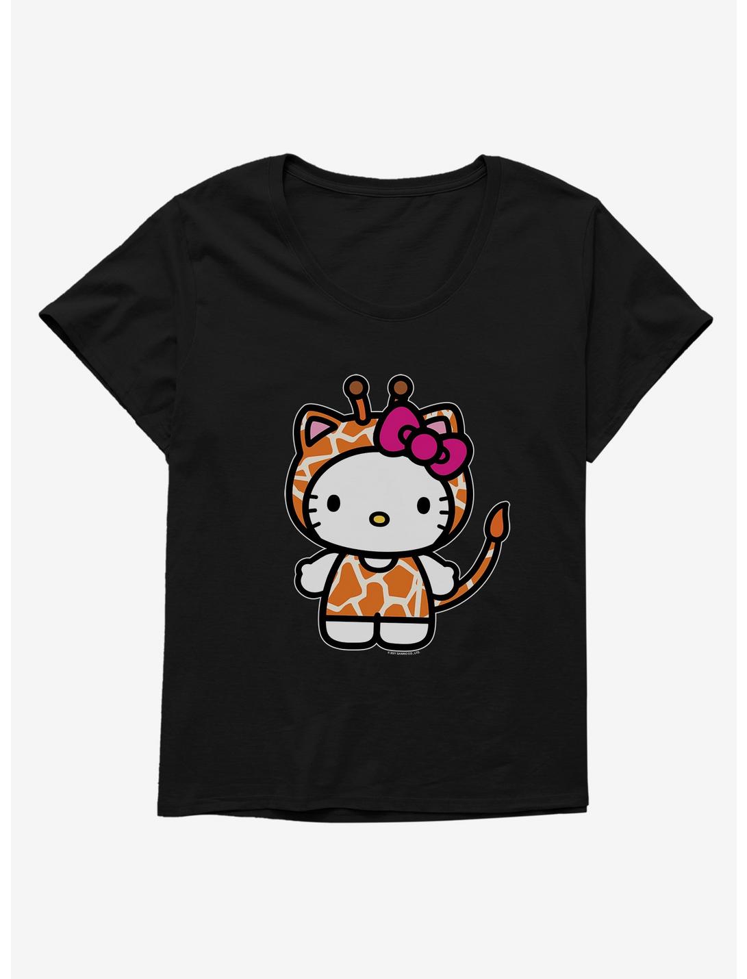 Hello Kitty Jungle Paradise Giraffe Womens T-Shirt Plus Size, , hi-res