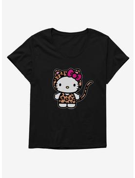 Hello Kitty Jungle Paradise Leopard Costume Womens T-Shirt Plus Size, , hi-res