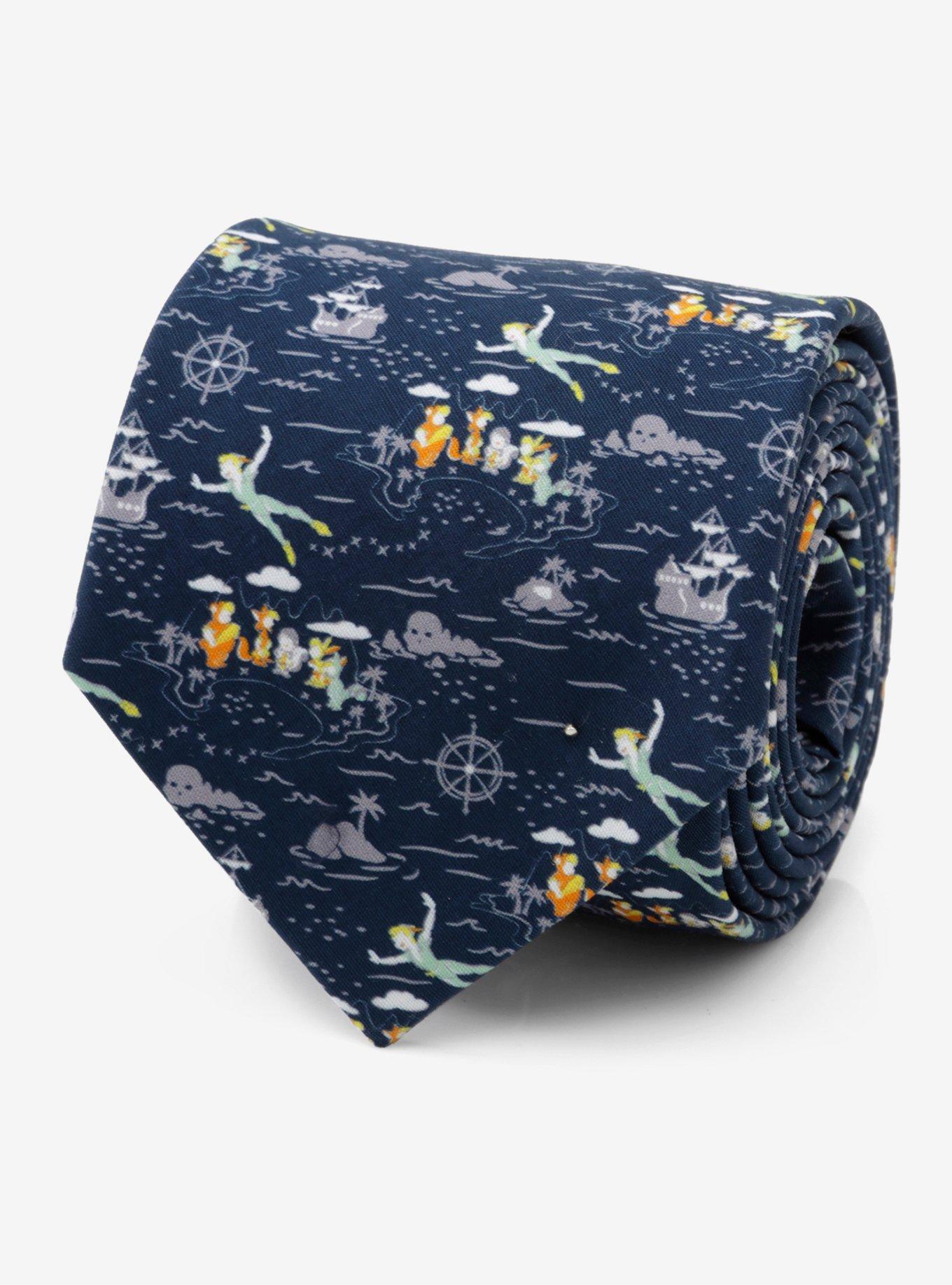 Disney Peter Pan Flying Blue Tie, , hi-res