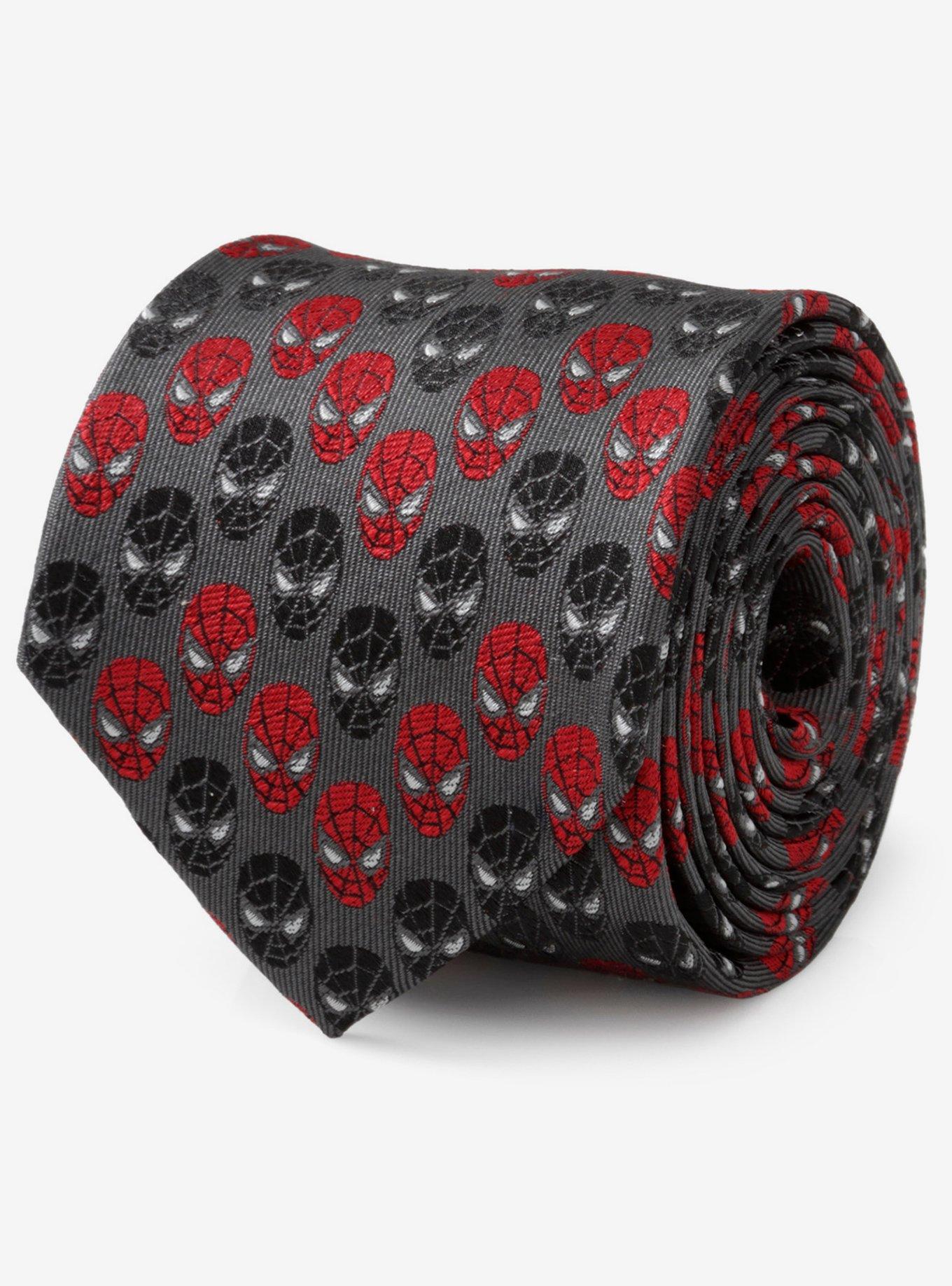 Marvel Spider-Man Chevron Red Black Tie, , hi-res