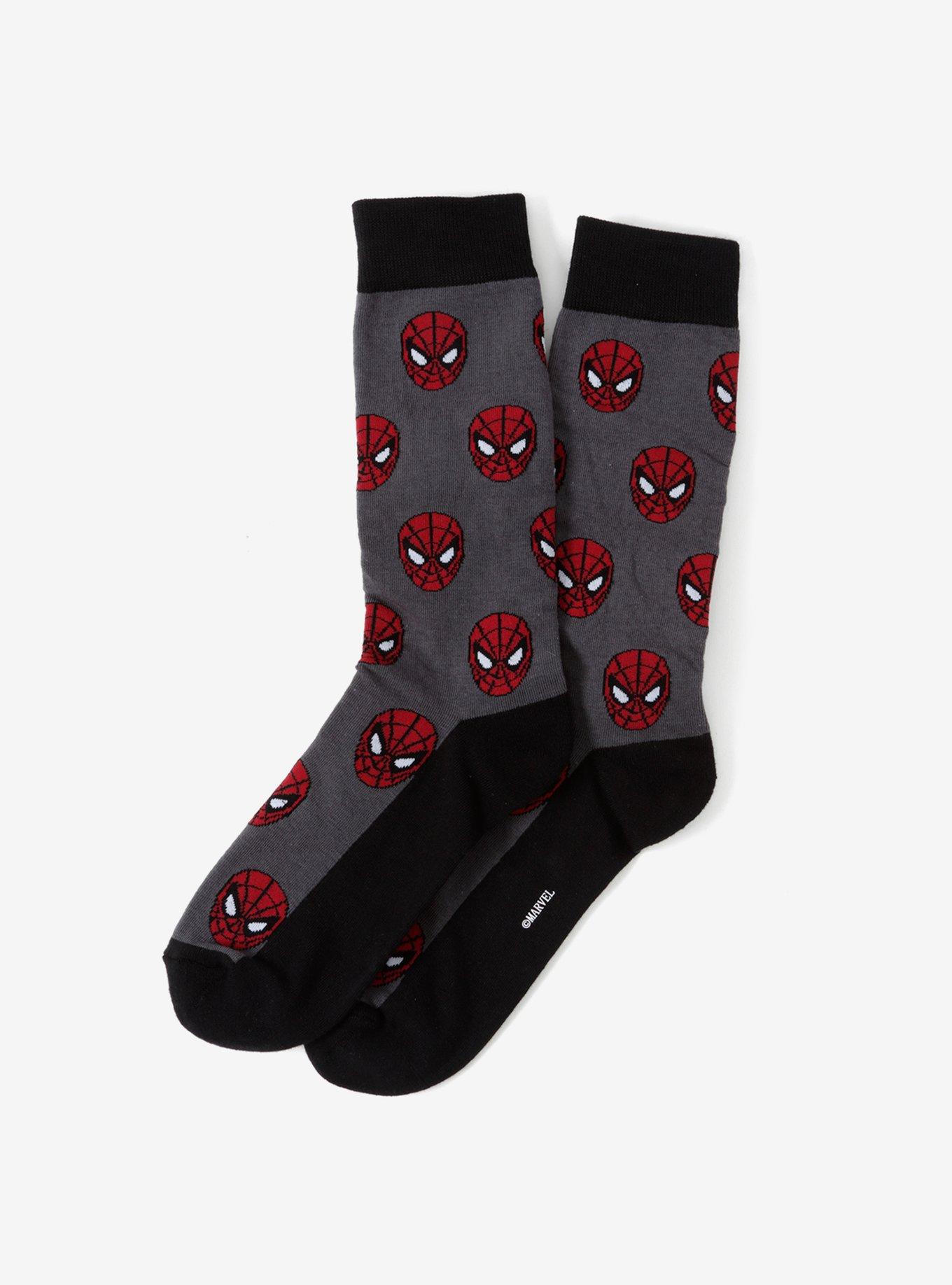 Marvel Spider-Man Gray Sock, , hi-res