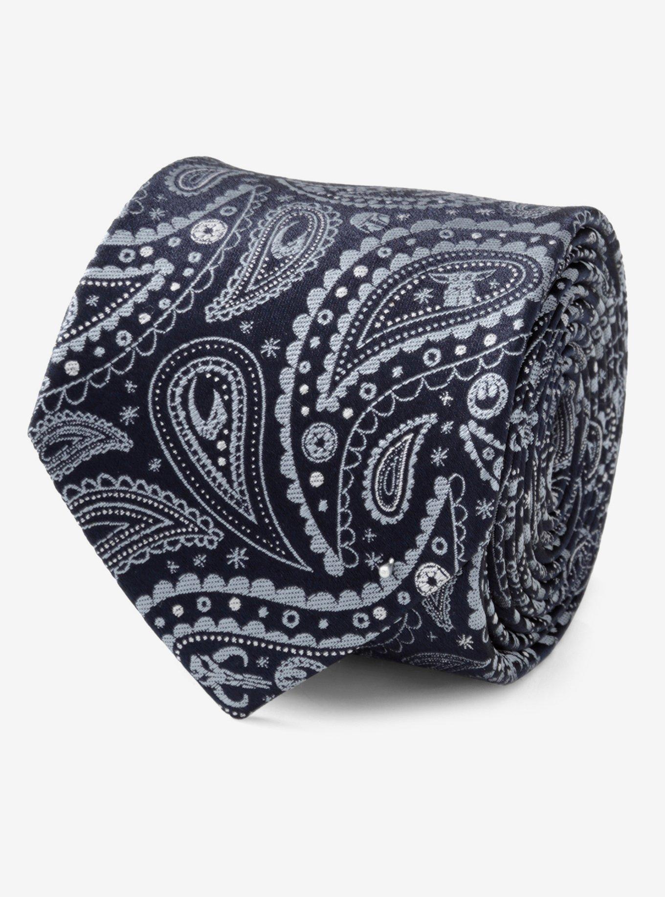 Star Wars The Mandalorian Blue Paisley Tie, , hi-res