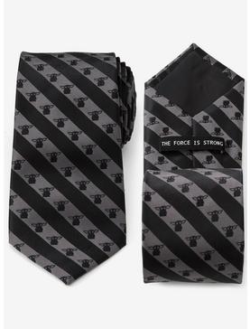 Star Wars The Mandalorian The Child Charcoal Stripe Tie, , hi-res