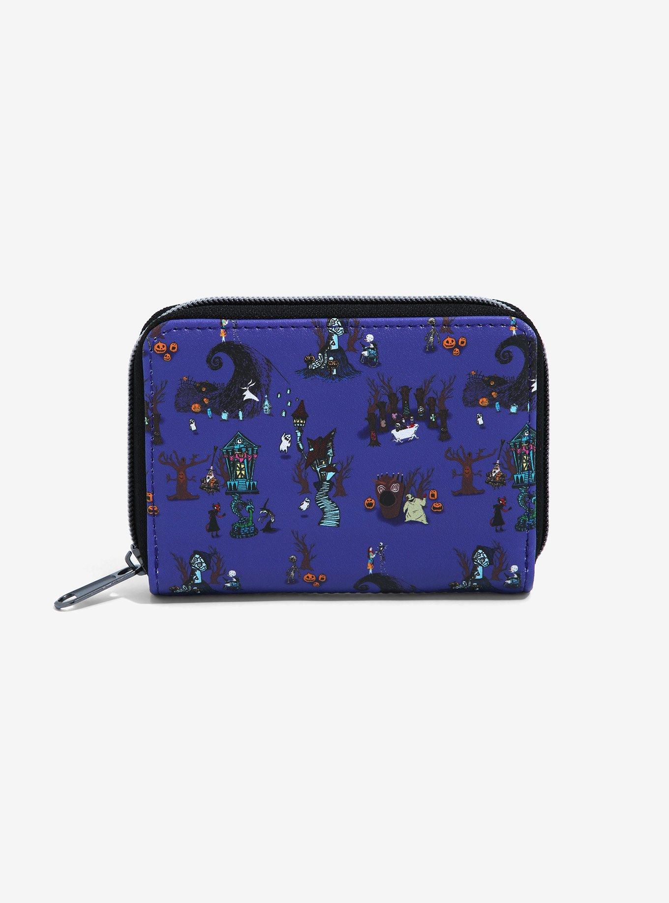 The Nightmare Before Christmas Halloween Town Mini Zipper Wallet, , hi-res