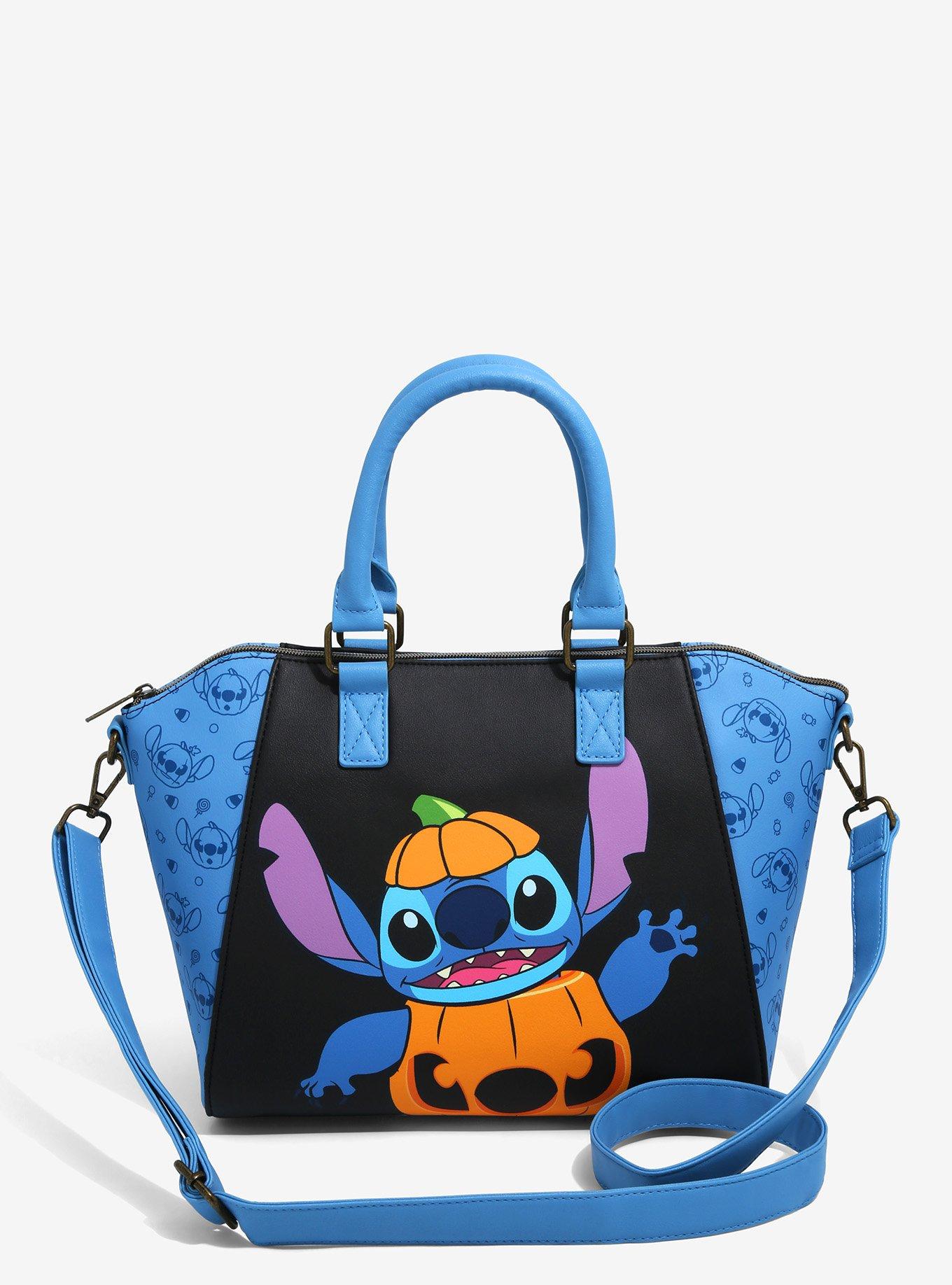 Loungefly Disney Lilo & Stitch Pumpkin Costume Satchel Bag