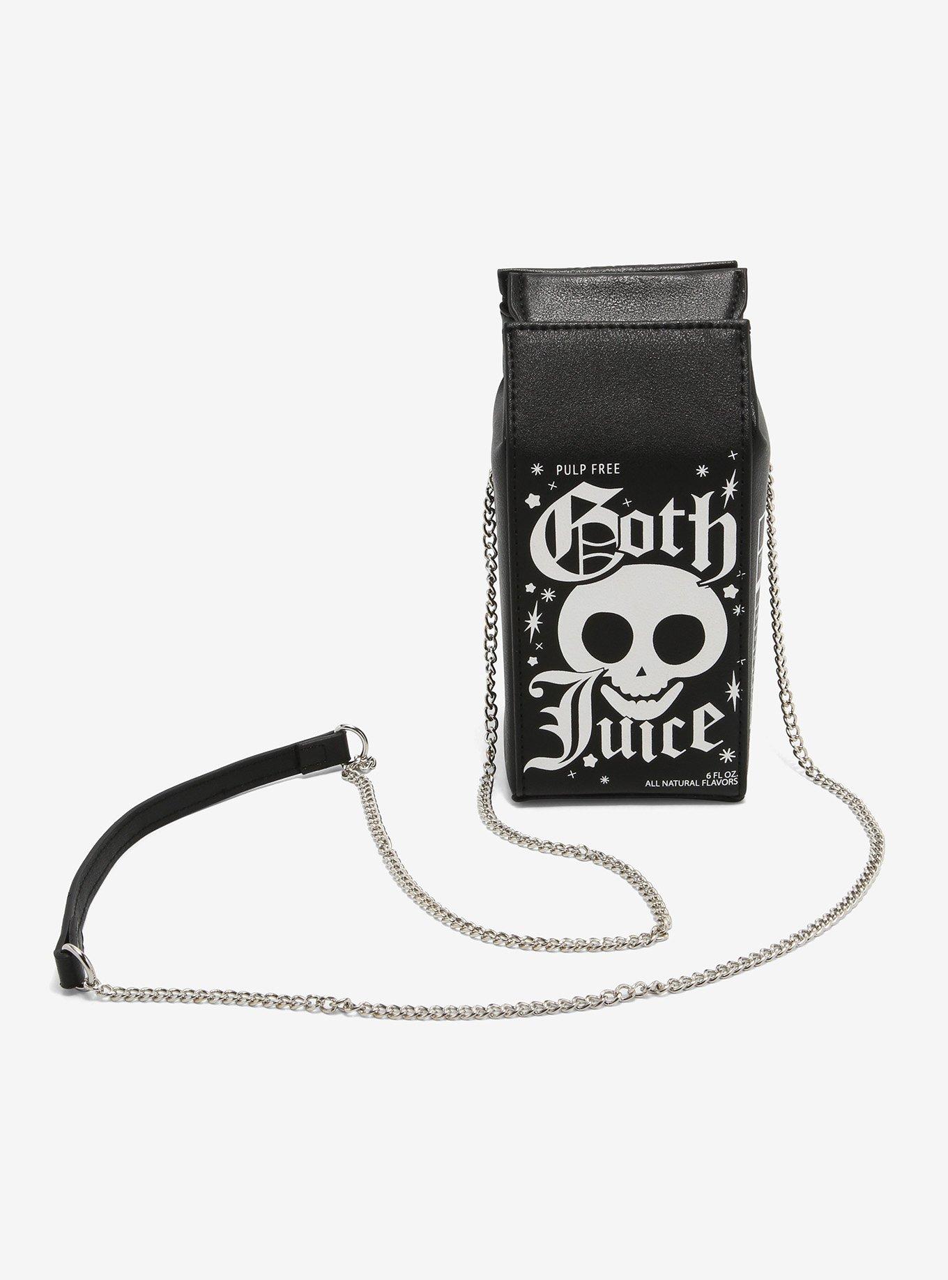 Goth Juice Carton Crossbody Bag, , hi-res