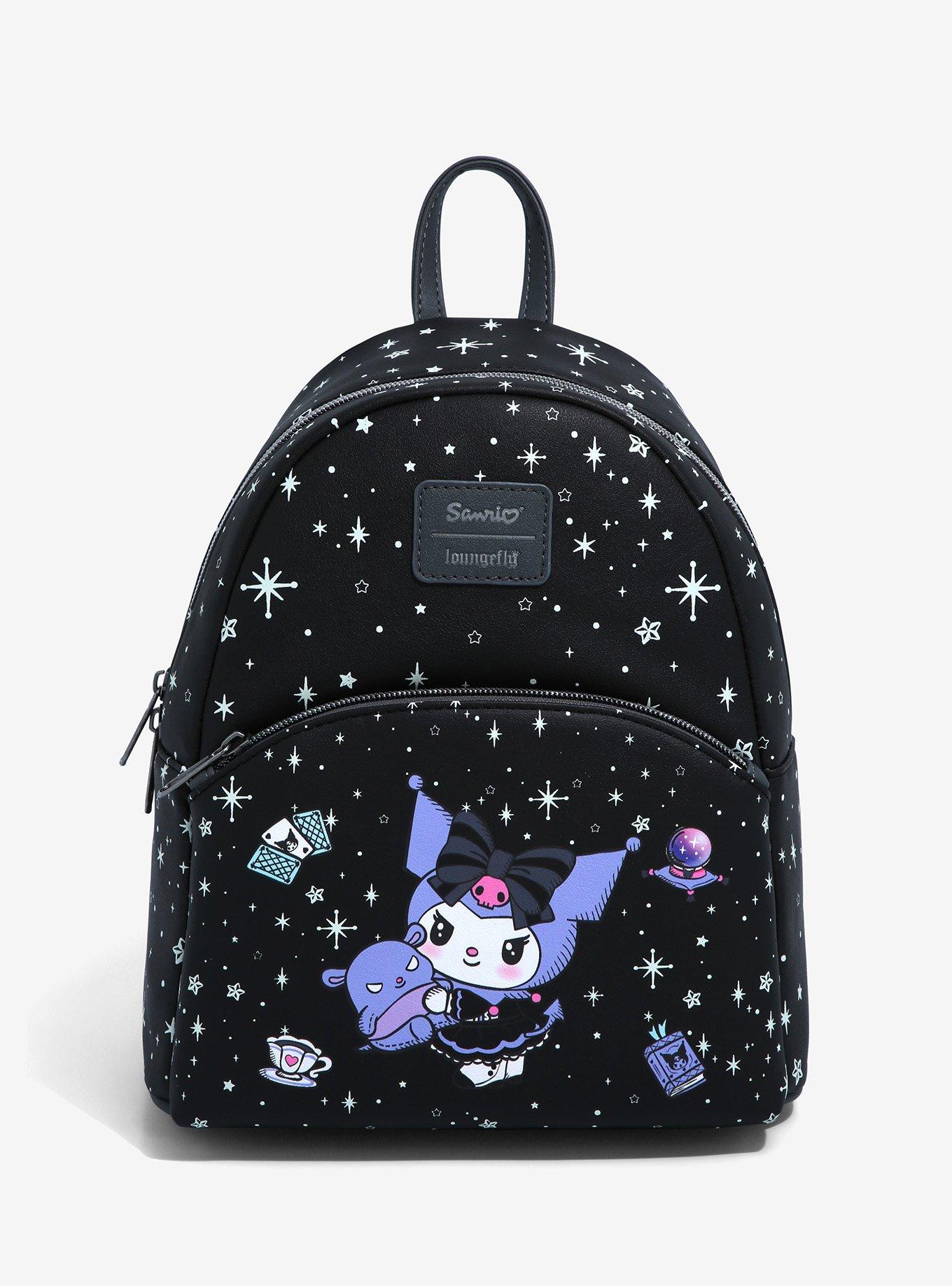 Loungefly Kuromi Crystal Ball Glow-In-The-Dark Mini Backpack