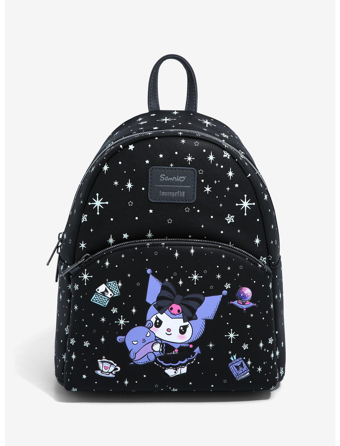 Loungefly Kuromi Crystal Ball Glow-In-The-Dark Mini Backpack, , hi-res