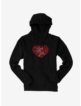 I Love Lucy Red Glitter Logo Hoodie, , hi-res