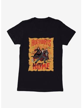 Harry Potter Hogwarts Is My Home Bright Art Womens T-Shirt, , hi-res