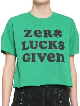 Zero Lucks Girls Crop Top, , hi-res