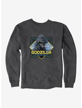 Godzilla Logo Sweatshirt, CHARCOAL HEATHER, hi-res