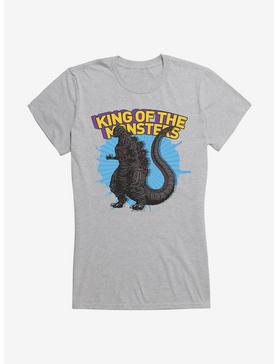 Godzilla Monster King Girls T-Shirt, HEATHER, hi-res