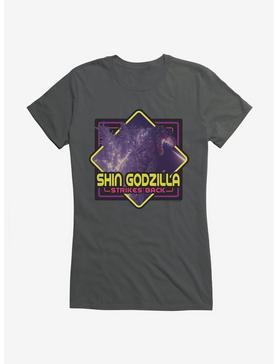Godzilla Shin Girls T-Shirt, CHARCOAL, hi-res