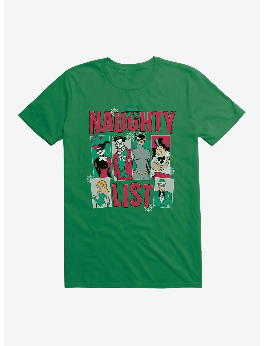 DC Comics Batman Naughty List T-Shirt, KELLY GREEN, hi-res