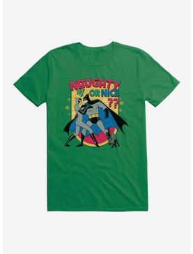 DC Comics Batman Naughty Or Nice T-Shirt, KELLY GREEN, hi-res