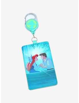 Loungefly Disney The Little Mermaid Kiss the Girl Retractable Lanyard - BoxLunch Exclusive, , hi-res