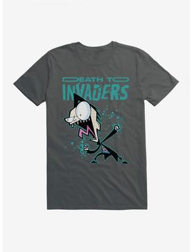 Invader Zim Unique Death T-Shirt, CHARCOAL, hi-res