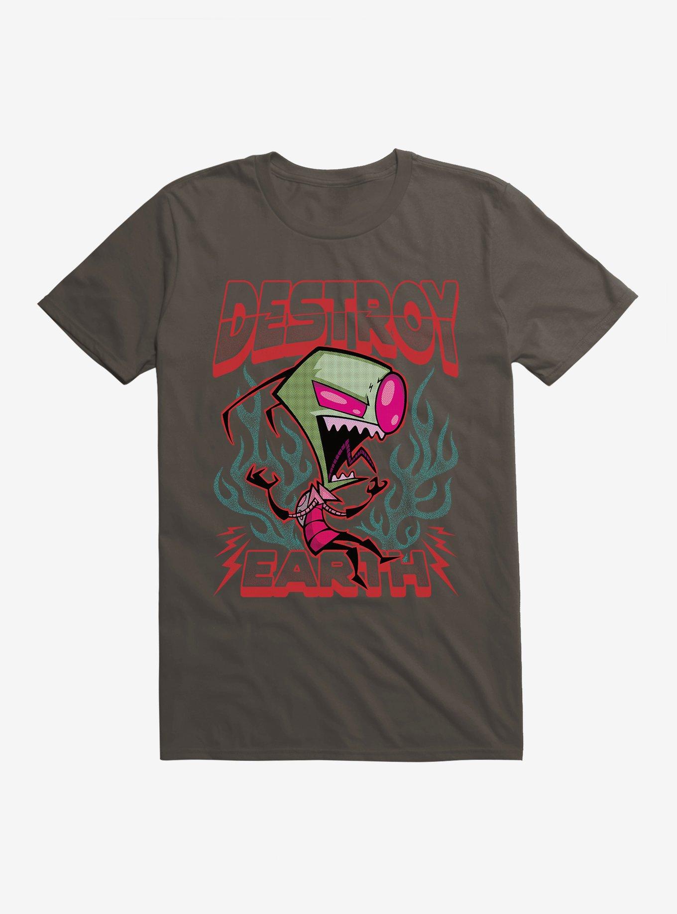 Invader Zim Unique Destroy T-Shirt, , hi-res