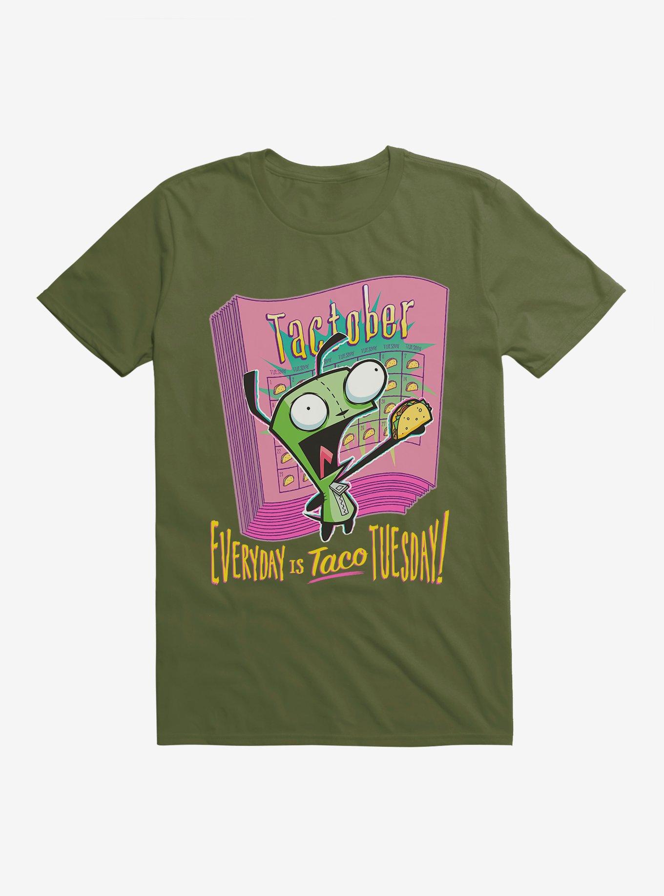 Invader Zim Unique Taco Tuesday T-Shirt, , hi-res