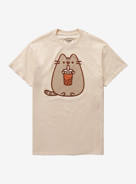 Pusheen Boba Boyfriend Fit Girls T-Shirt | Hot Topic