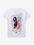 Adventure Time Marceline & Princess Bubblegum Duo Boyfriend Fit Girls T-Shirt, MULTI, hi-res