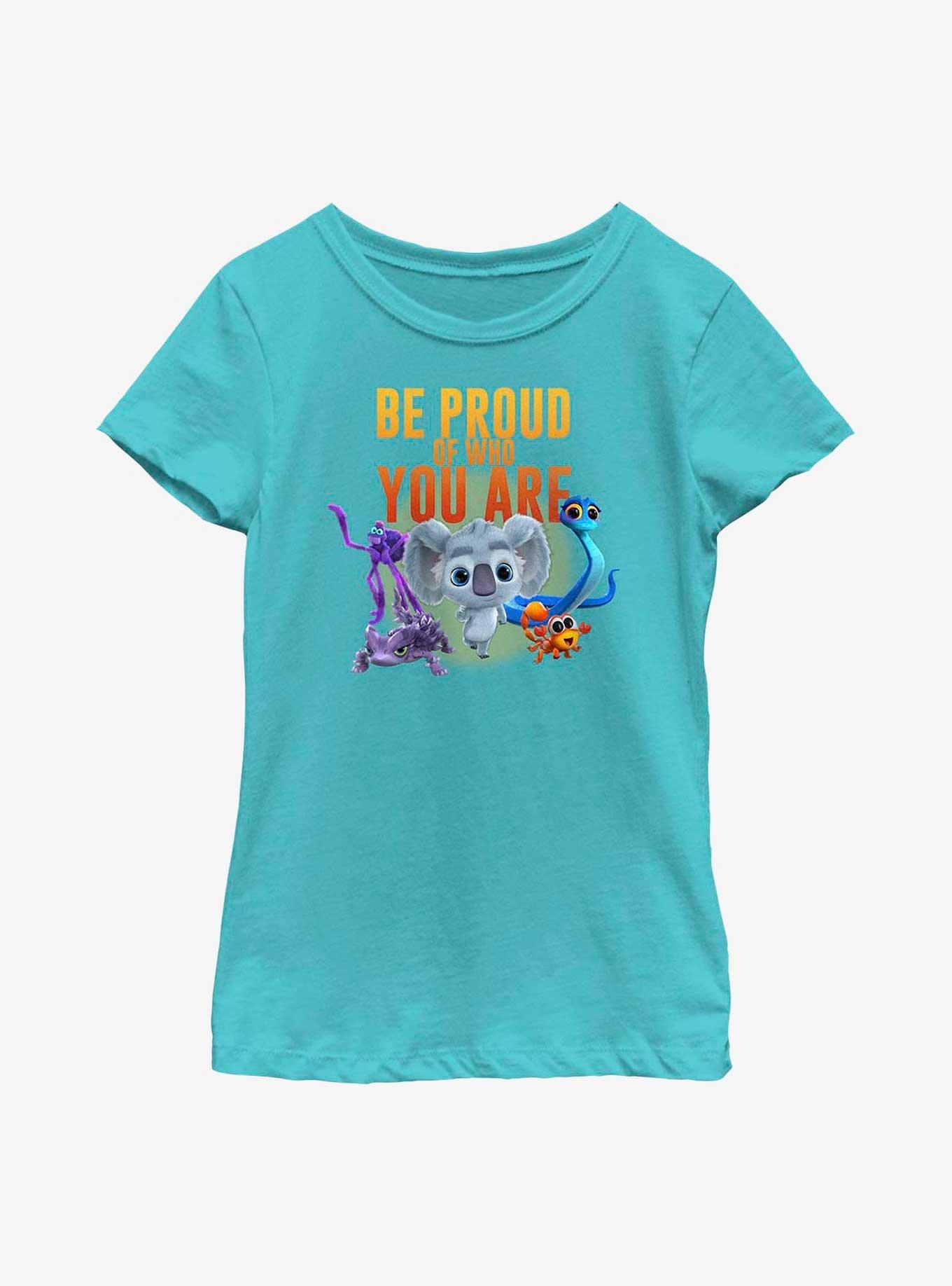 Back To The Outback Be Proud Youth Girls T-Shirt, TAHI BLUE, hi-res