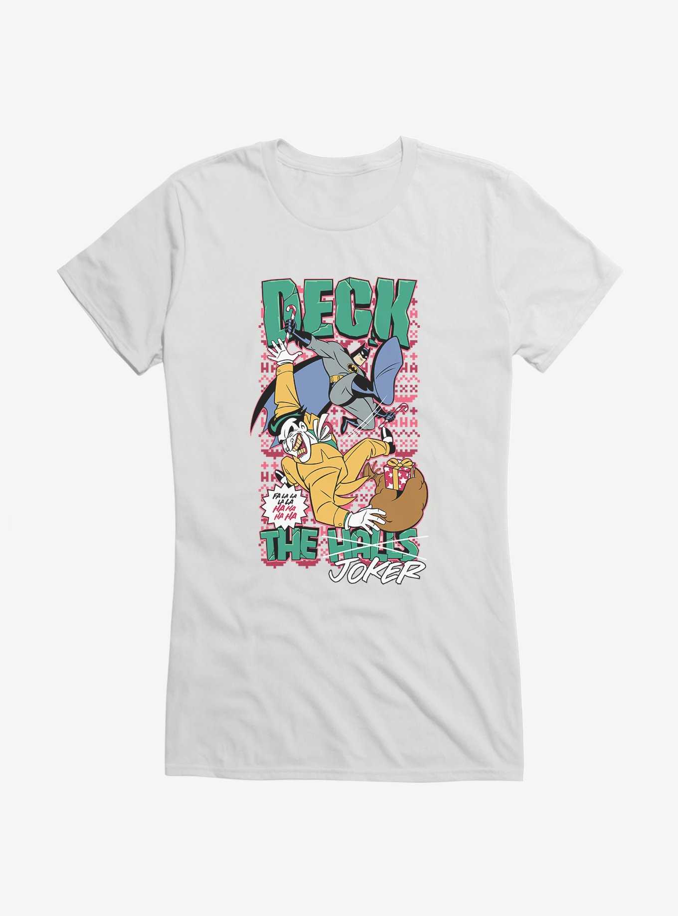 DC Comics Batman Deck The Joker Girls T-Shirt, , hi-res