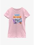 Back To The Outback Logo Group Youth Girls T-Shirt, PINK, hi-res