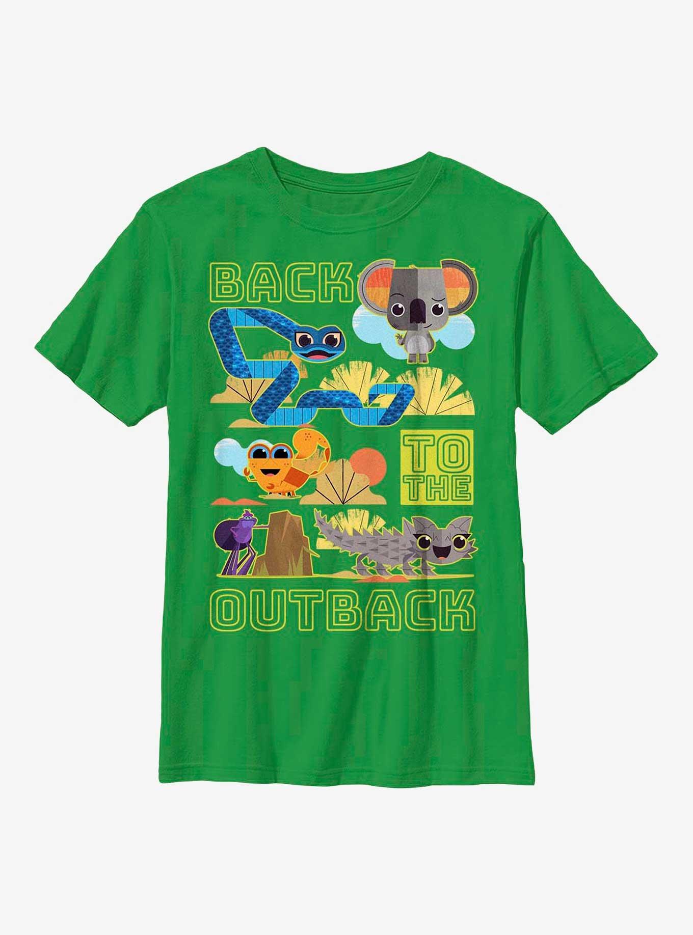 Back To The Outback Modern Crew Youth T-Shirt, KELLY, hi-res
