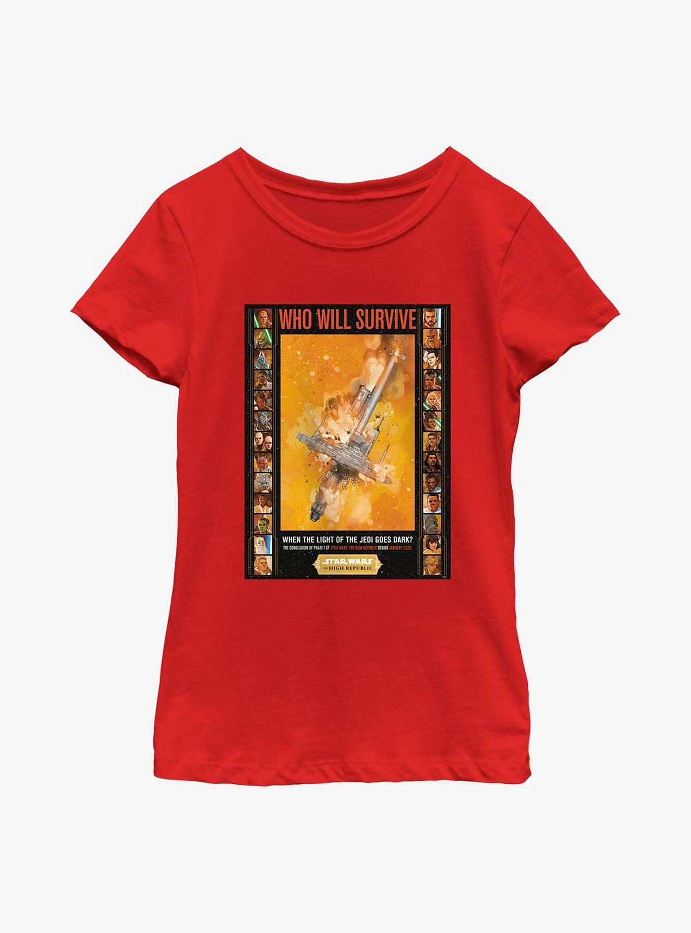 Star Wars: The High Republic Who Will Survive Youth Girls T-Shirt, , hi-res