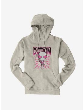 Invader Zim Unique Duty Mode Hoodie, OATMEAL HEATHER, hi-res