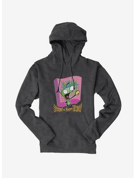 Invader Zim Unique Taco Tuesday Hoodie, CHARCOAL HEATHER, hi-res