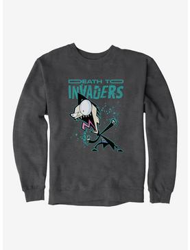Invader Zim Unique Death Sweatshirt, CHARCOAL HEATHER, hi-res