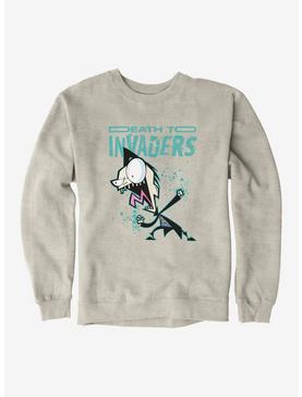 Invader Zim Unique Death Sweatshirt, OATMEAL HEATHER, hi-res