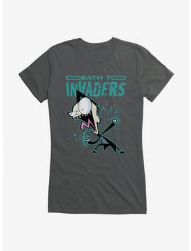 Invader Zim Unique Death Girls T-Shirt, CHARCOAL, hi-res