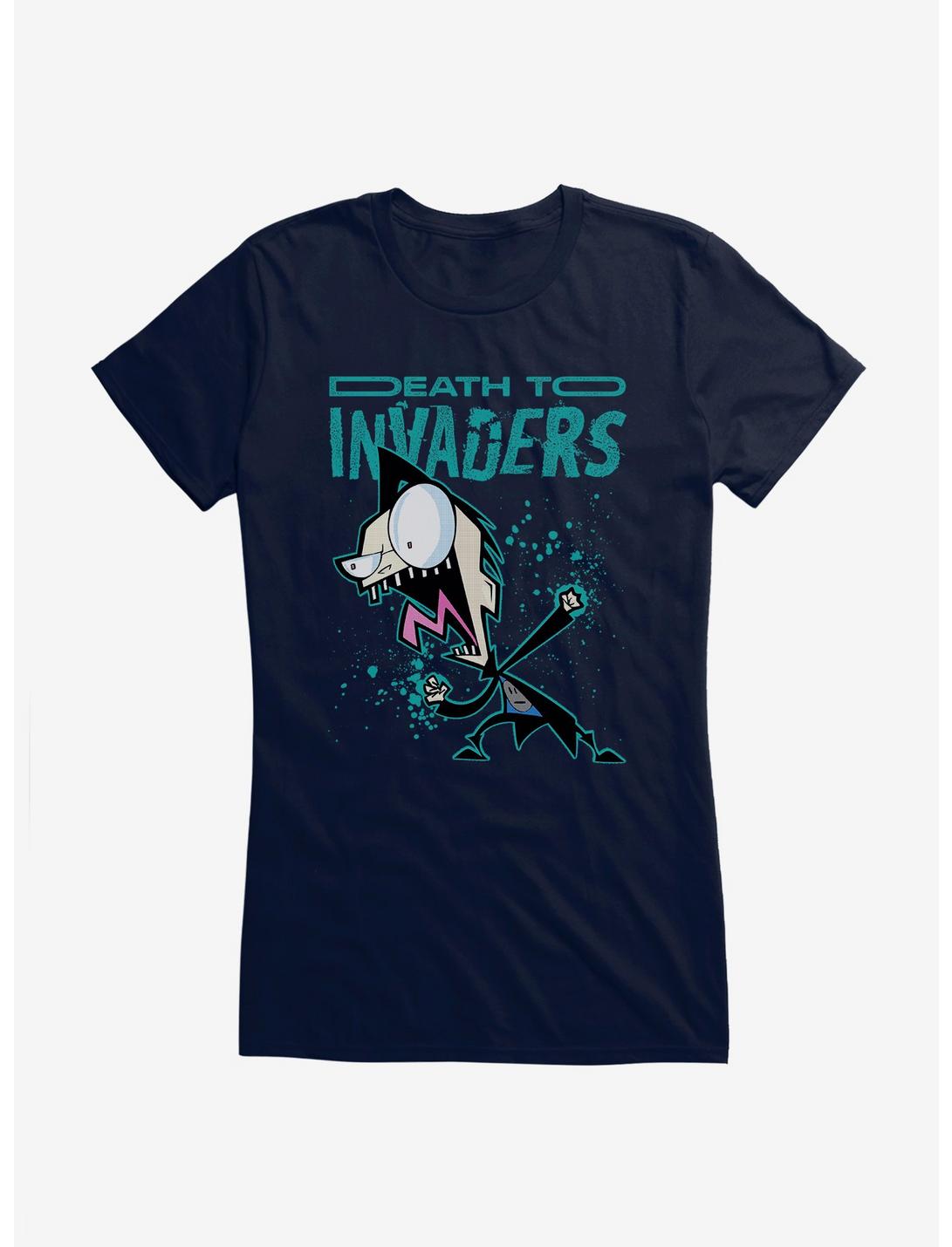 Invader Zim Unique Death Girls T-Shirt, NAVY, hi-res