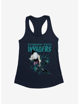 Invader Zim Unique Death Girls Tank, NAVY, hi-res