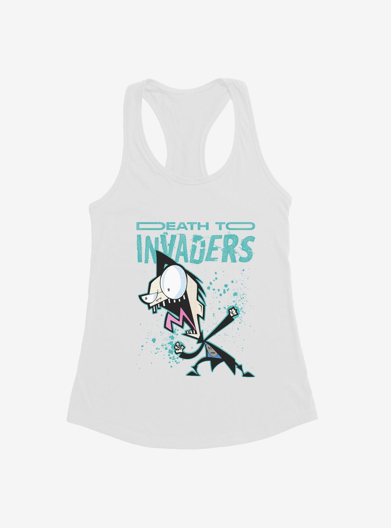 Invader Zim Unique Death Girls Tank, WHITE, hi-res