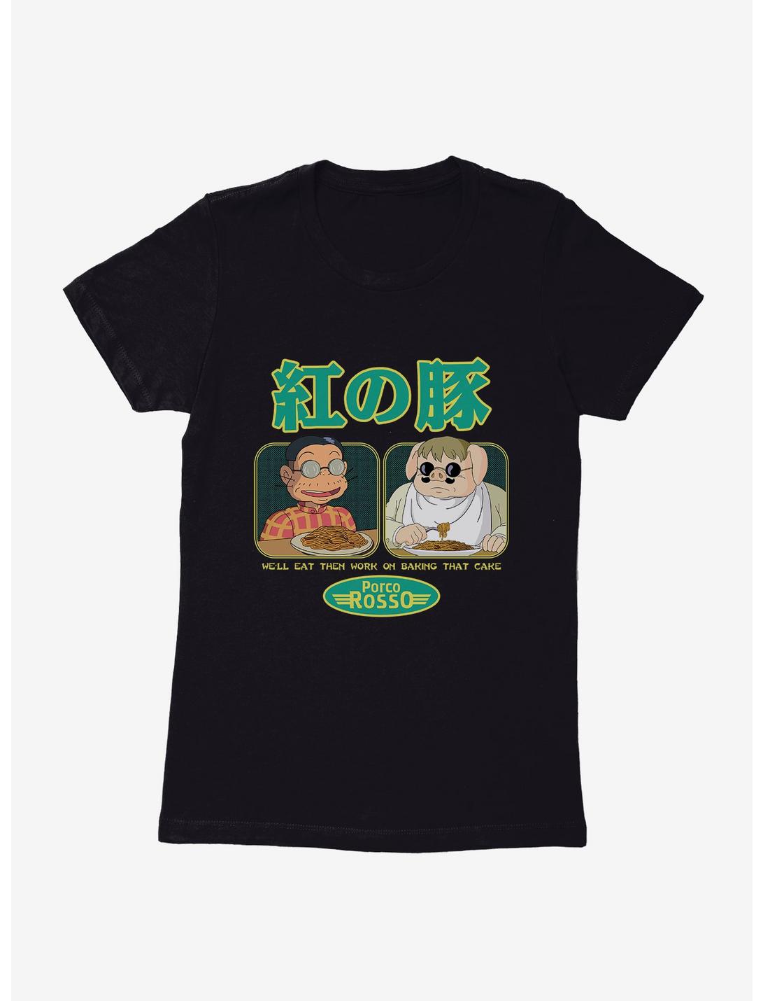 Studio Ghibli Porco Rosso Eat First Womens T-Shirt, , hi-res
