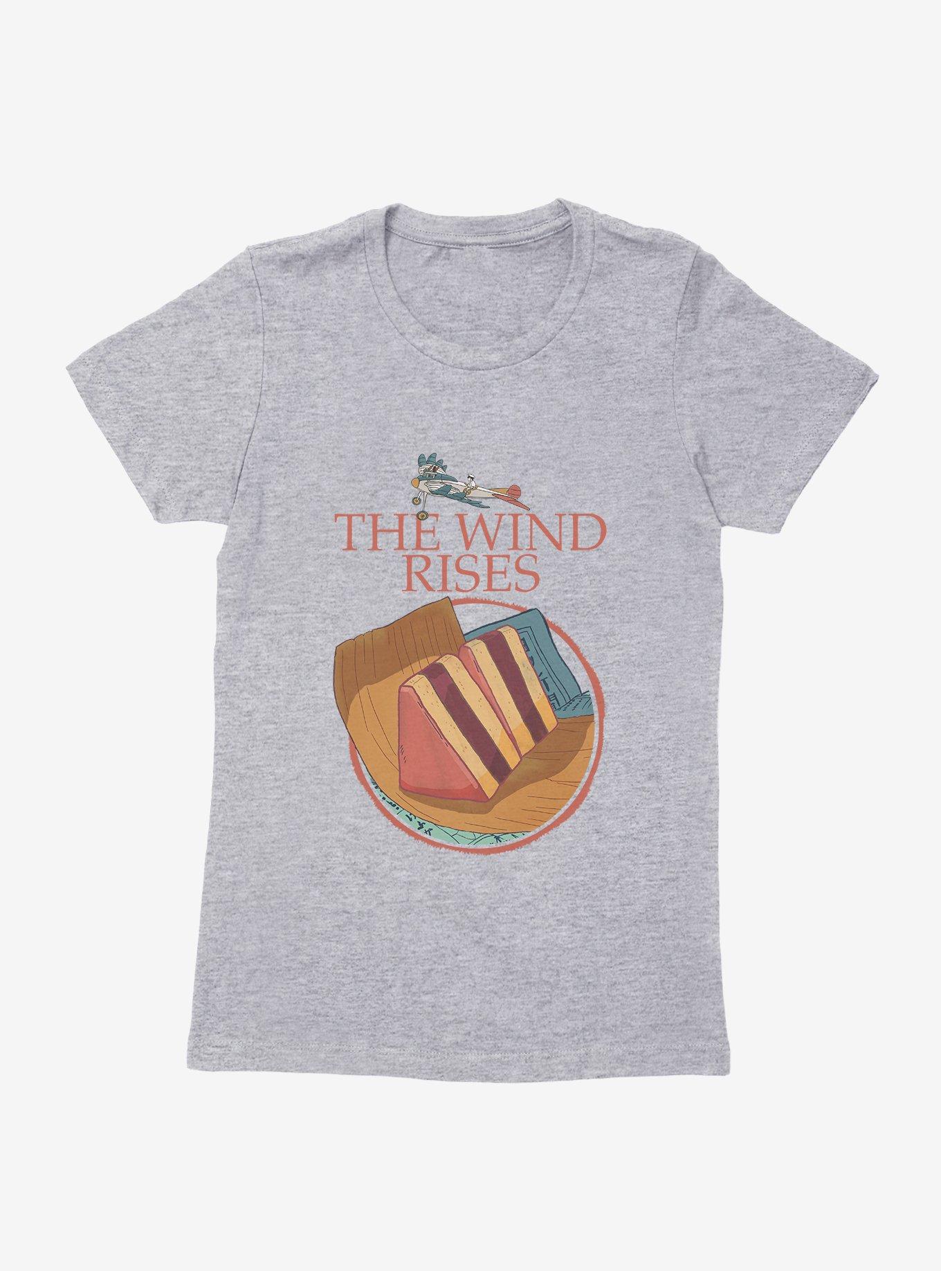 Studio Ghibli The Wind Rises Cake Slices Womens T-Shirt